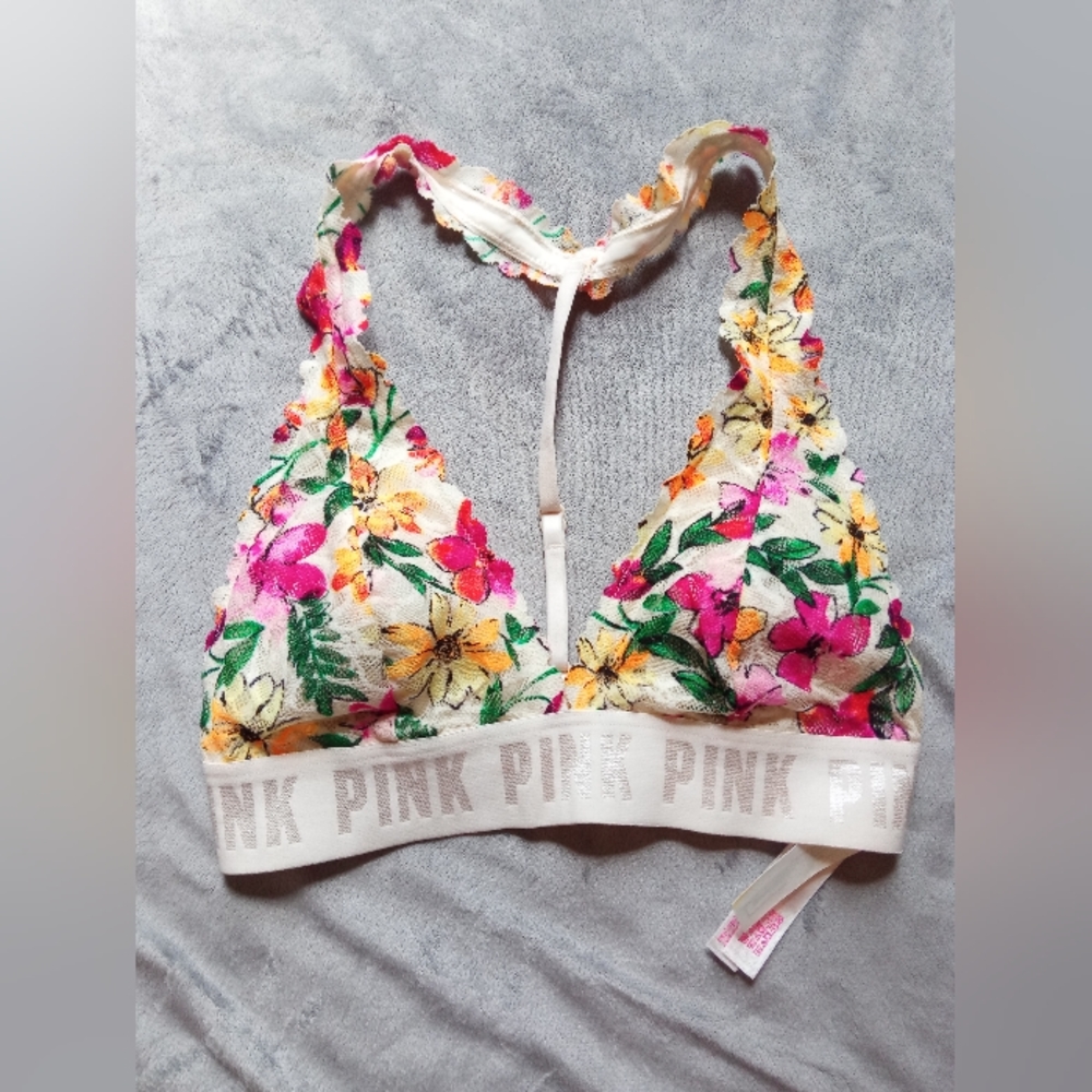 PINK by Victorias Secret Floral Bralette